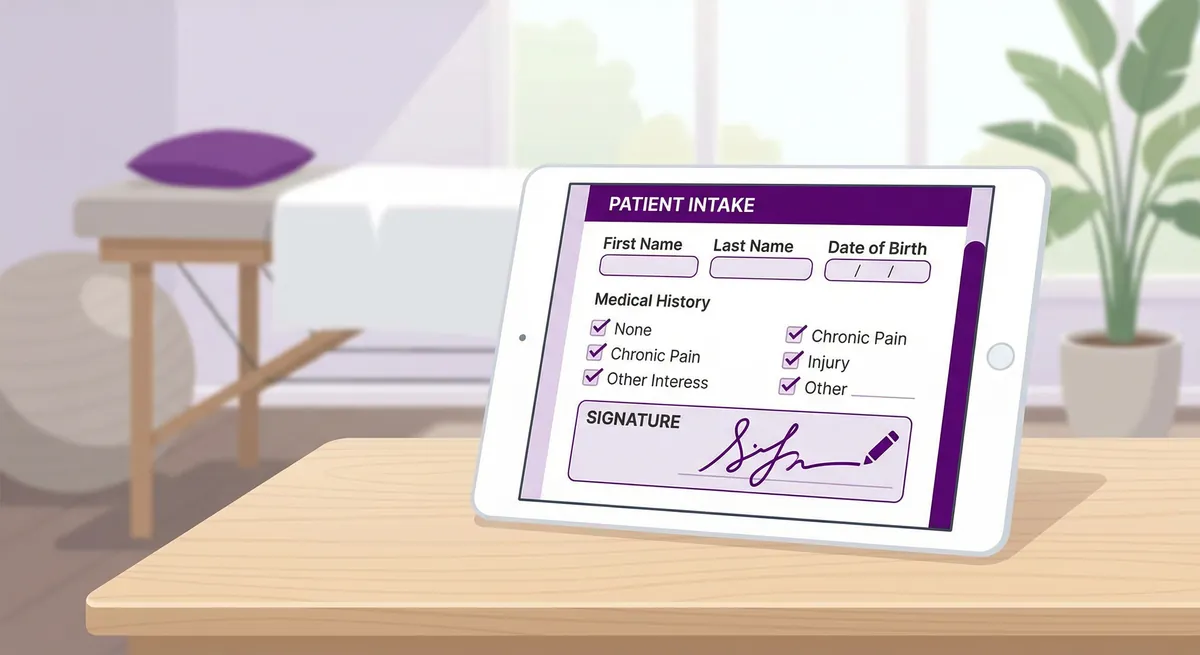 Formulaires numériques pour les physiothérapeutes : gagnez du temps en salle d'attente